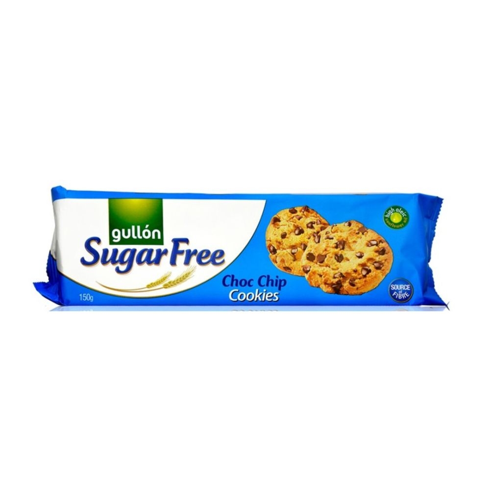 Ciastka Bez Dodatku Cukru z Kawałkami Czekolady 150 g - Gullon