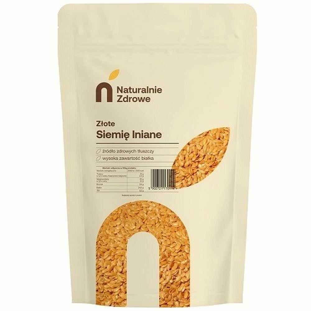 Siemię Lniane Złote Ziarno 1 kg - Naturalnie Zdrowe