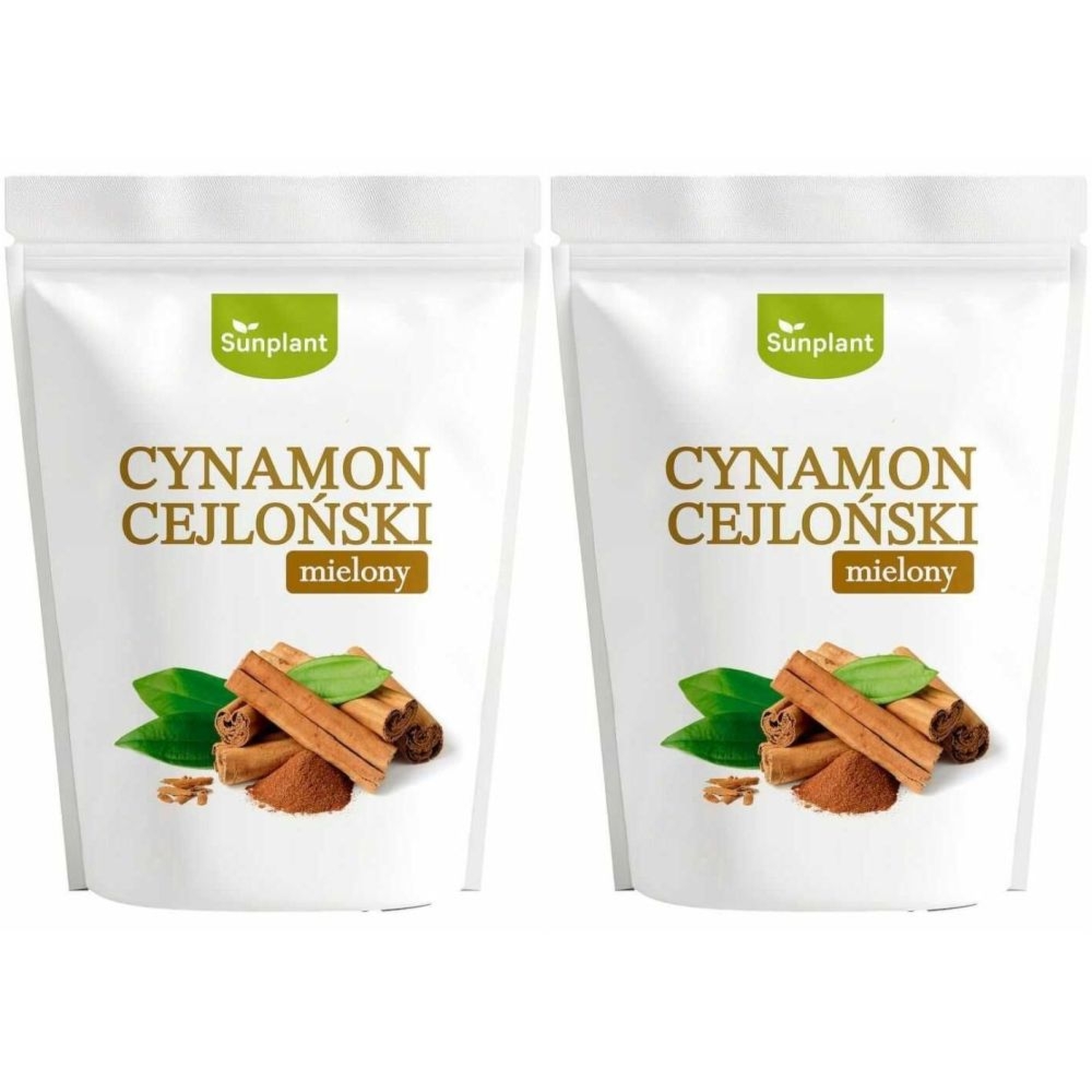 2 x Cynamon Cejloński Mielony 200 g - Sunplant