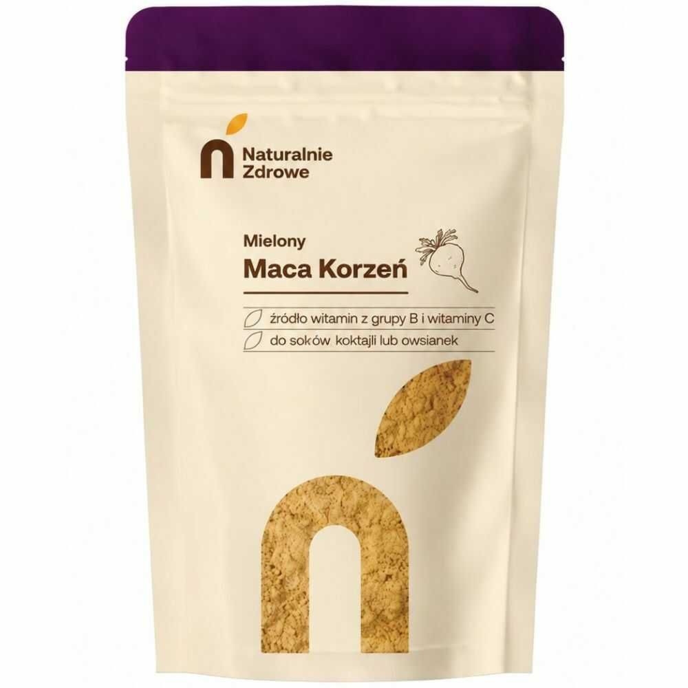 Maca Korzeń Mielony 200 g - Naturalnie Zdrowe