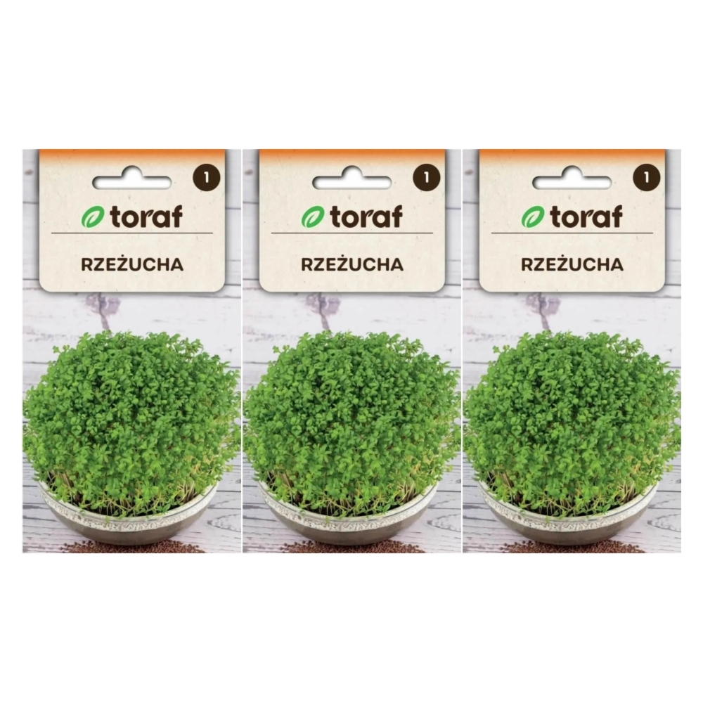 3 x Rzeżucha 10 g - Toraf