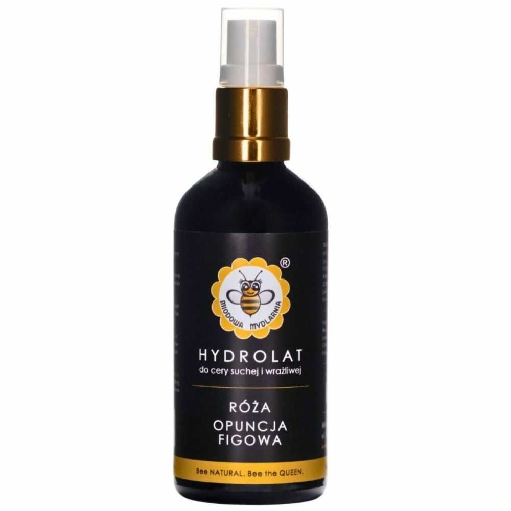 Hydrolat do Cery Suchej i Wrażliwej (Róża, Opuncja Figowa) 100 ml - Miodowa Mydlarnia