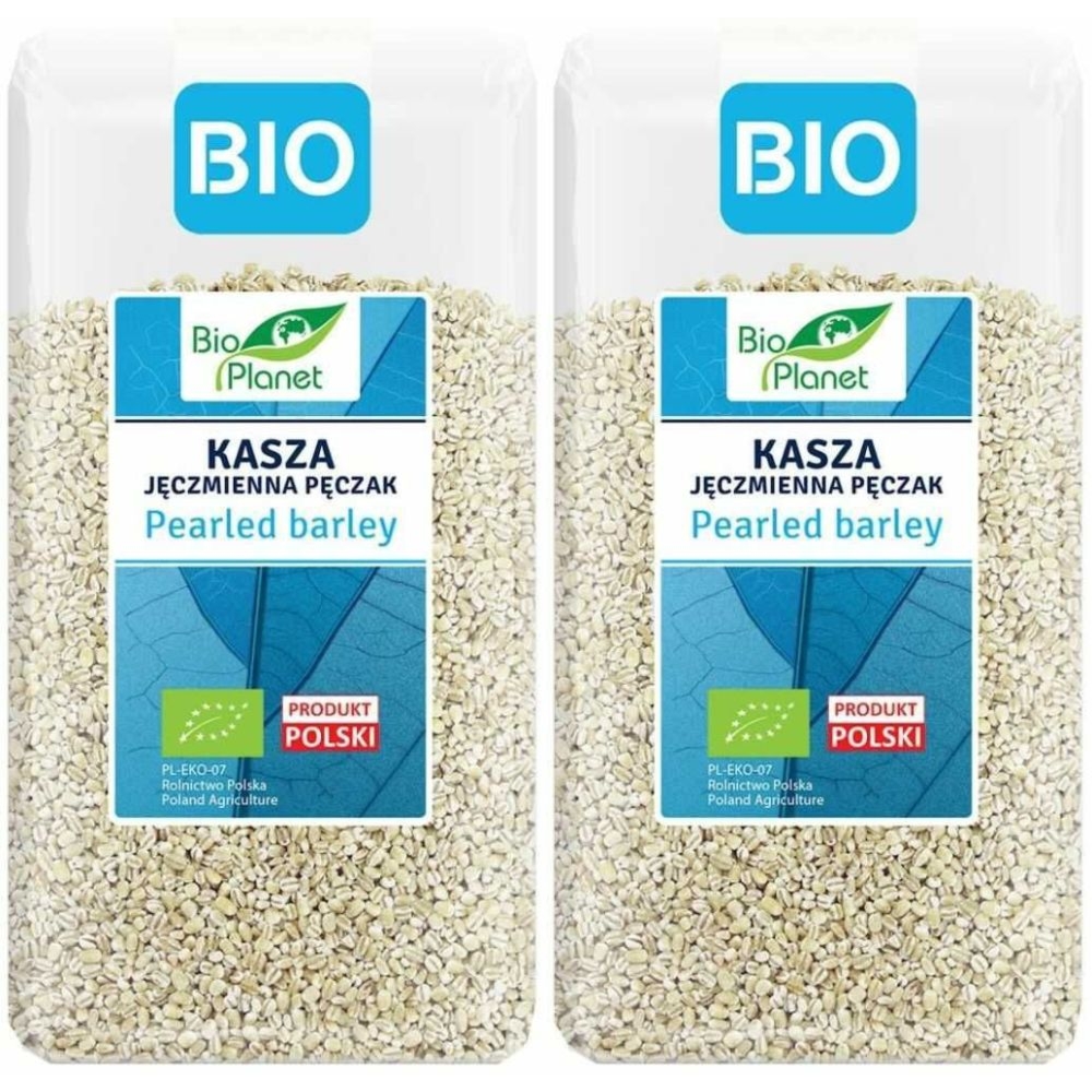 Kasza Jęczmienna Pęczak 1kg = 2 x Kasza Jęczmienna Pęczak Bio 500 g - Bio Planet