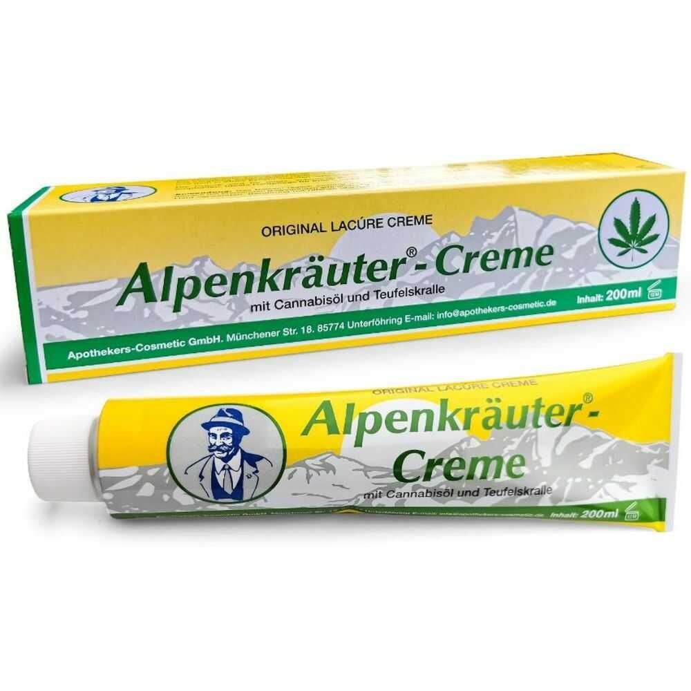 Alpenkrauter Creme Emulsja do Masażu Zioła Alpejskie 200 ml - Apotherers