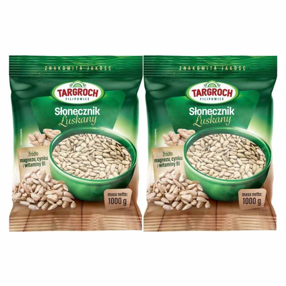 Zestaw 2 x Słonecznik Łuskany 1 kg - Targroch