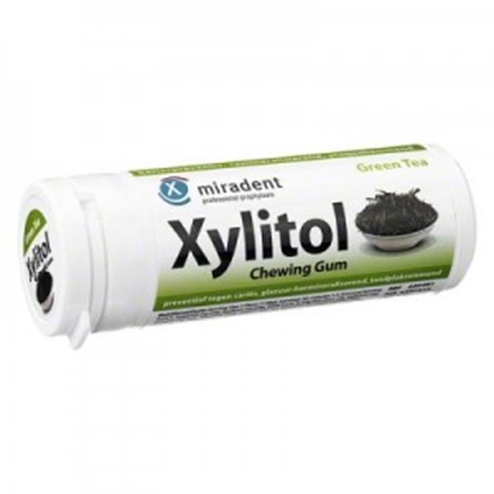 Xylitol Guma do Żucia Zielona Herbata (30 Sztuk) - Miradent