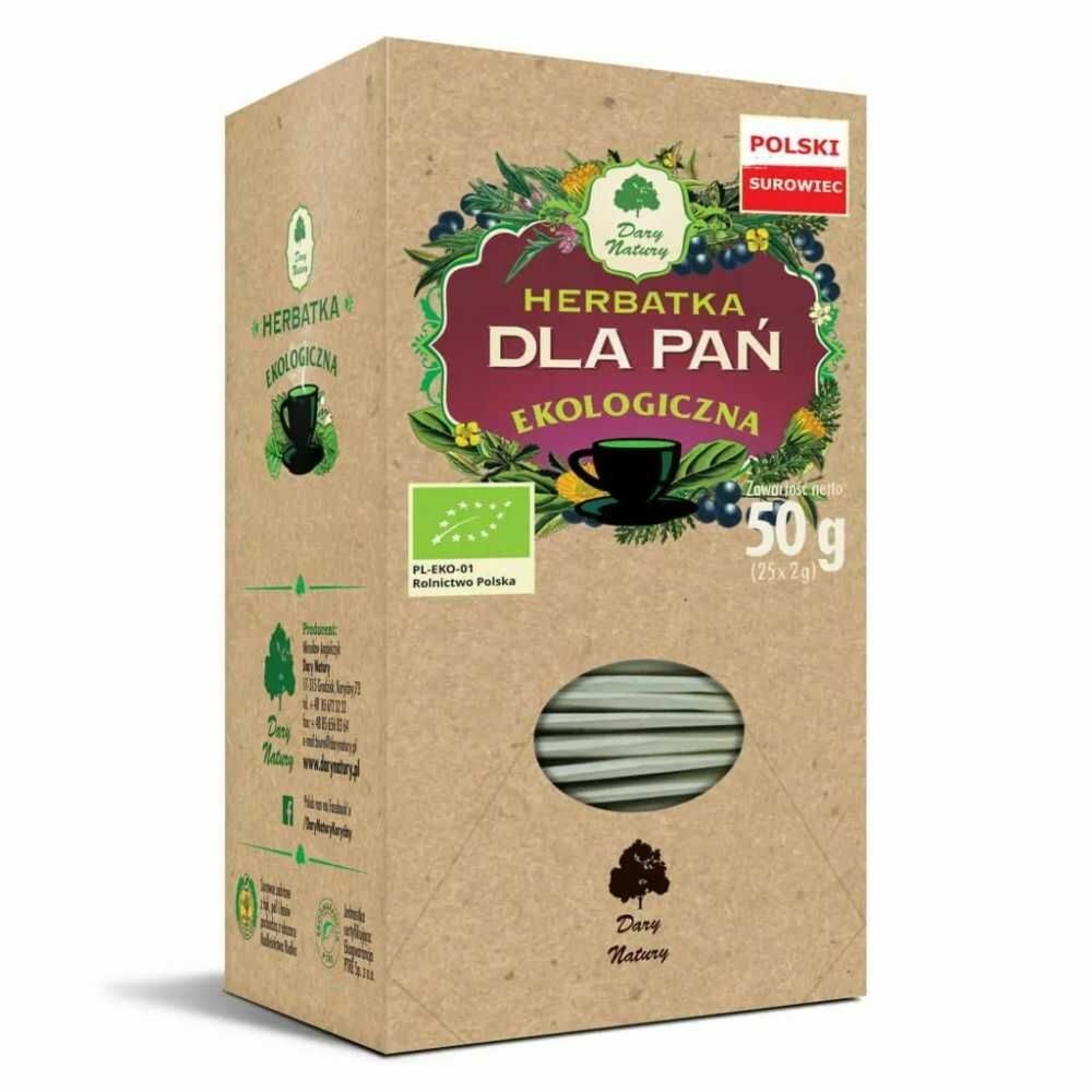 Herbatka dla Pań Eko 50 g (25x 2 g) - Dary Natury