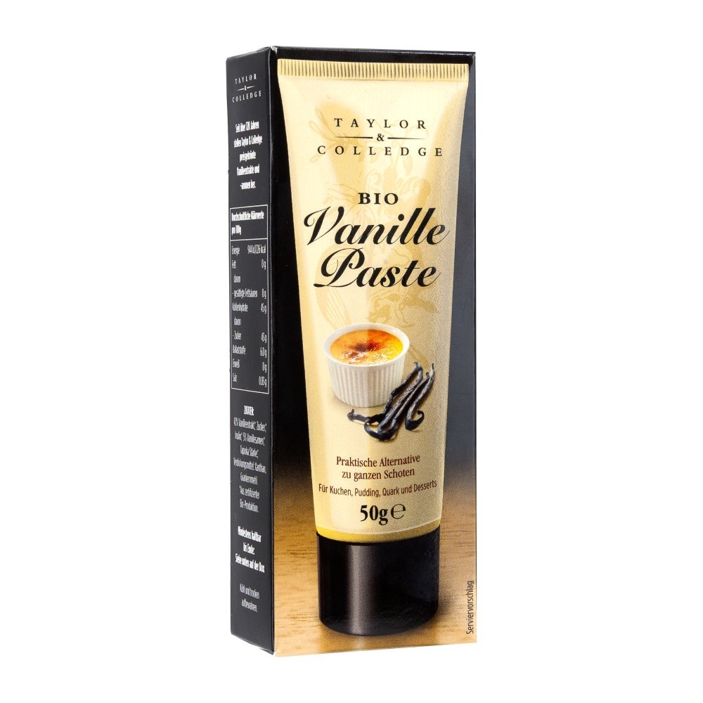 Pasta Waniliowa z Nasionami Wanilii Bio 50 g - Taylor and Colledge
