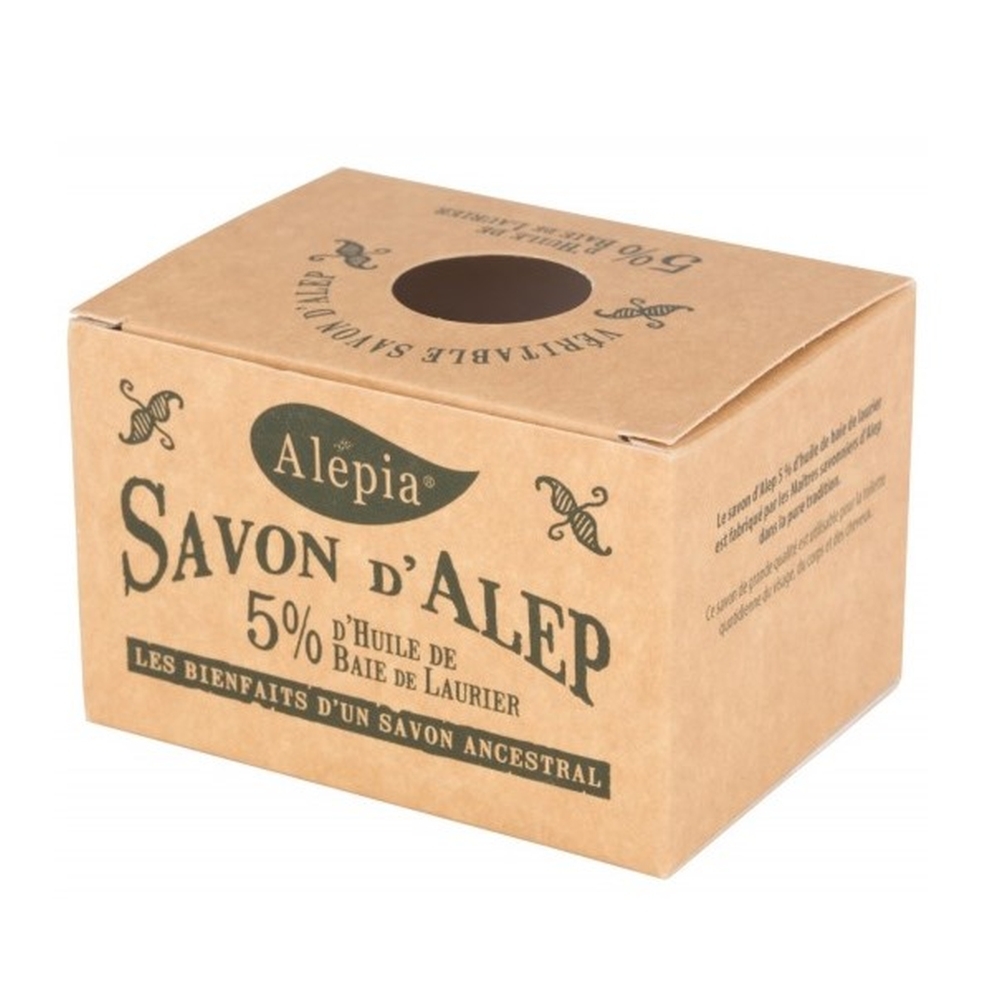 Mydło z Aleppo 5% Oleju Laurowego 190 g - Alepia