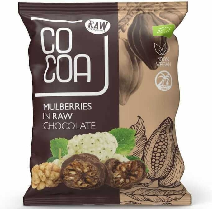 Morwy w Surowej Czekoladzie Bio 70 g - Cocoa