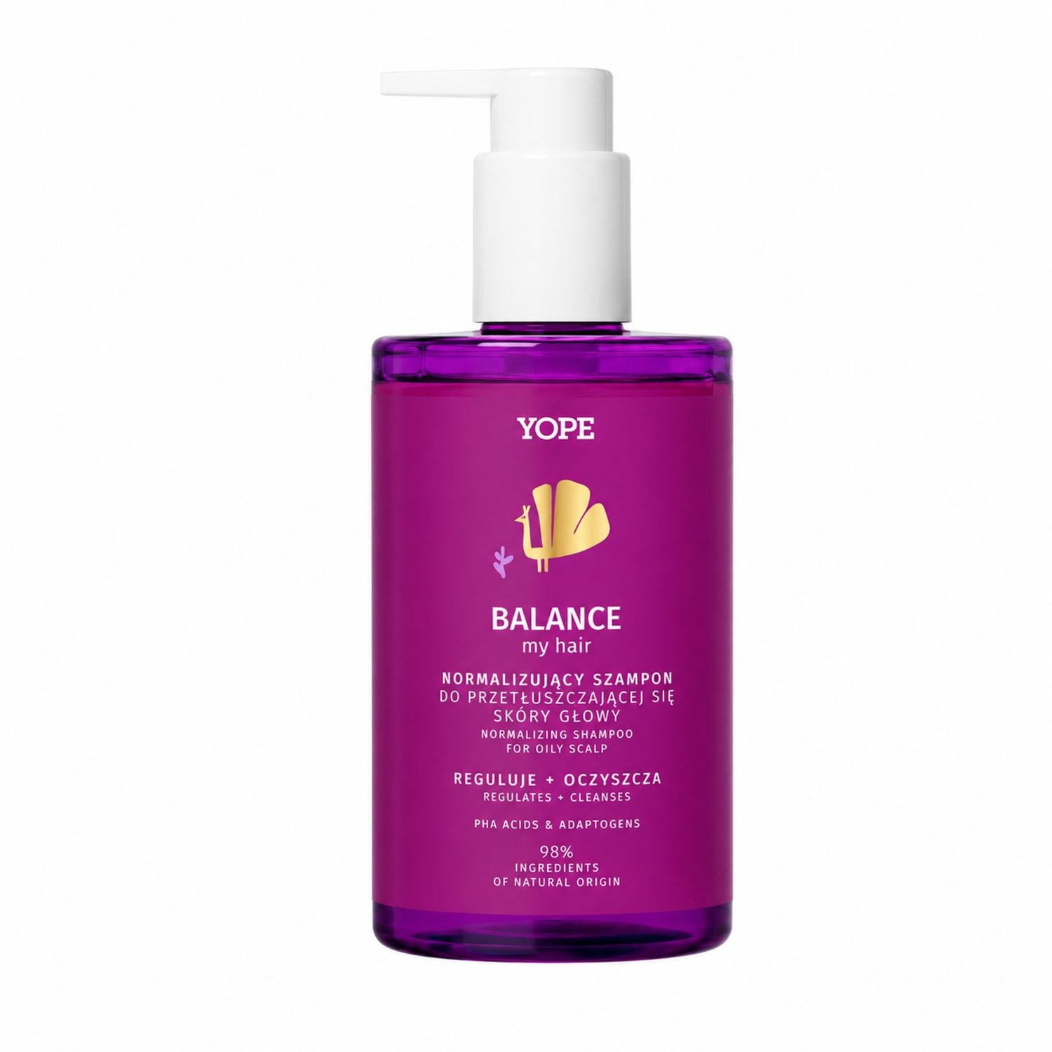 Szampon Oczyszczający BALANCE my Hair do Przetłuszczającej się Skóry Głowy 300 ml - Yope