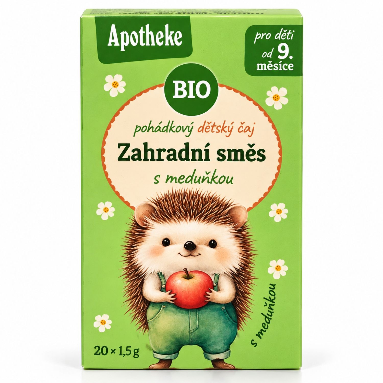 Herbatka Owocowa dla Dzieci Mieszanka Ogrodowa z Melisą BIO 30 g (20x 1,5 g) - Apotheke