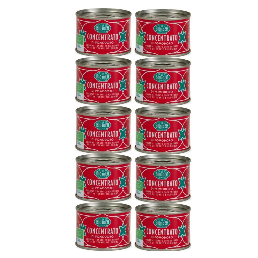 10 x Koncentrat Pomidorowy Bio 70 g - La Bio Idea