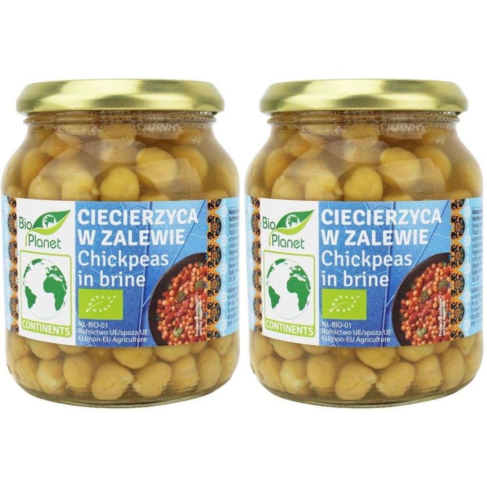 2 x Ciecierzyca w Zalewie w Słoiku Bio 350 g (230 g) - Bio Planet