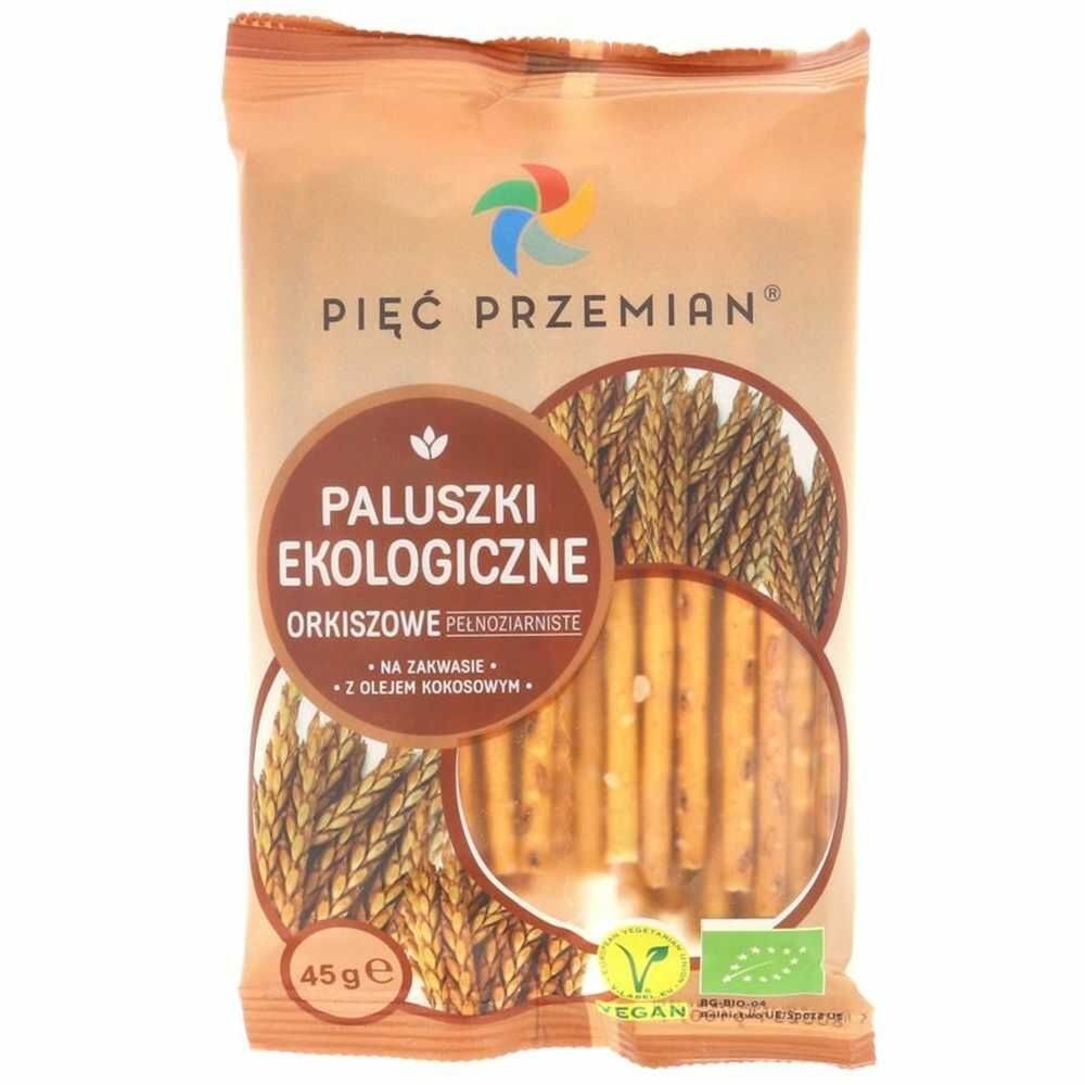 Paluszki Orkiszowe Pełnoziarniste Bio 45 g - Simpatiko
