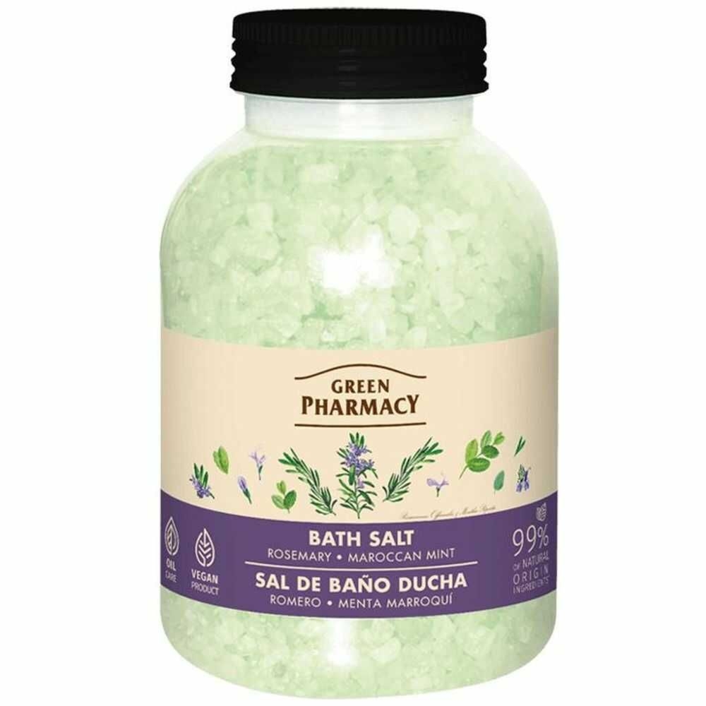 Sól do Kąpieli Rozmaryn i Mięta Marokańska 1 kg - Green Pharmacy