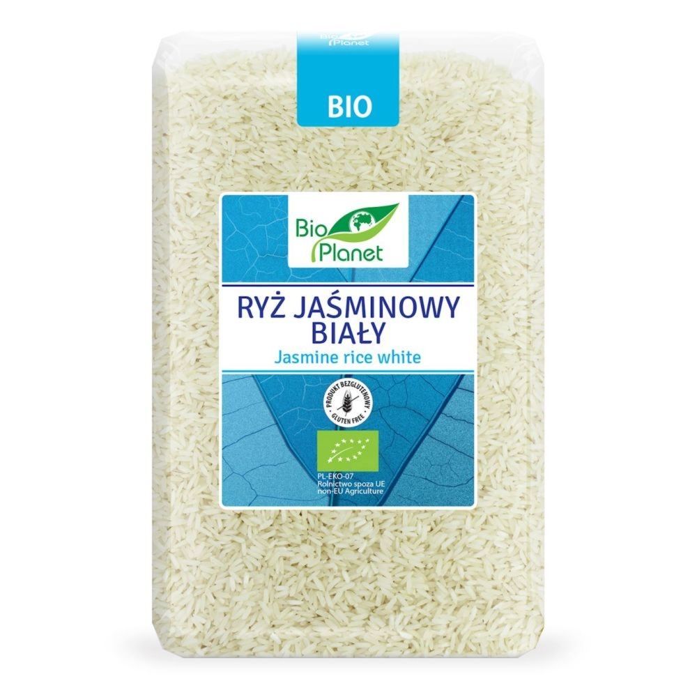 Ryż Jaśminowy Biały Bezglutenowy Bio 2 Kg - Bio Planet