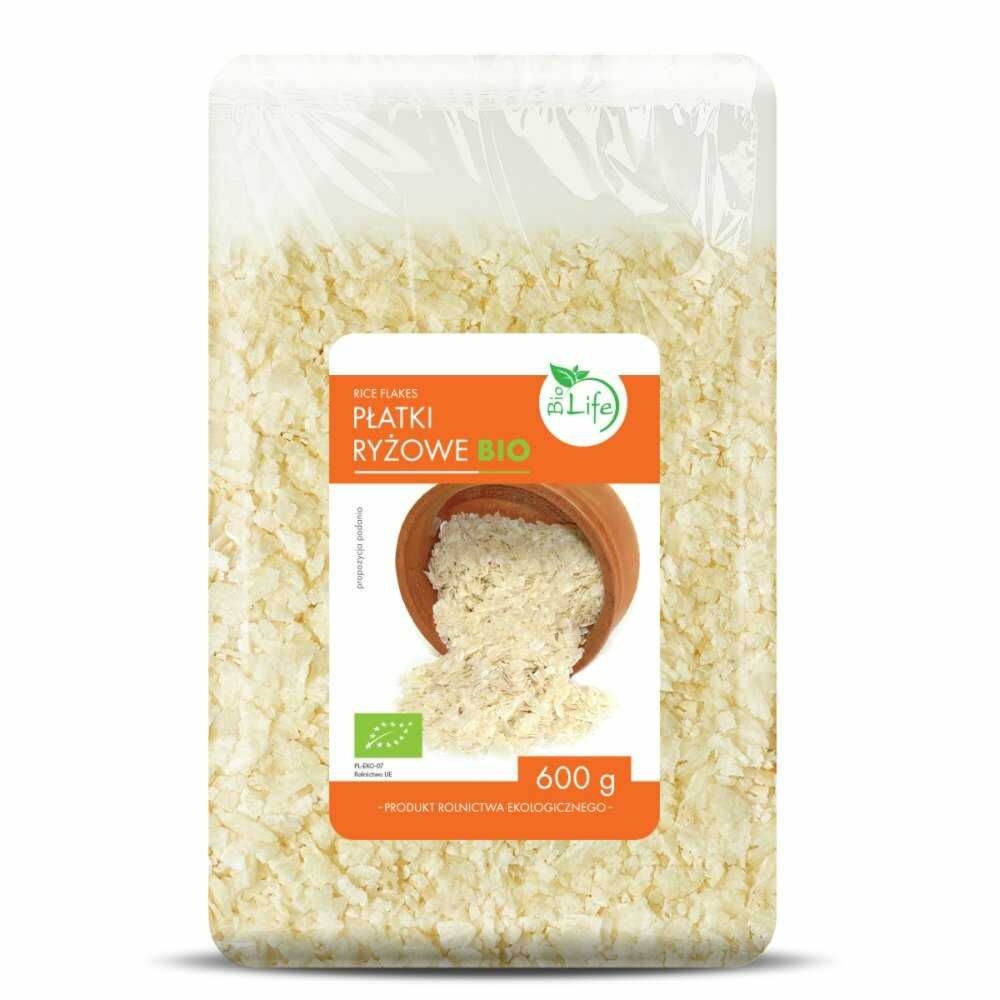Płatki Ryżowe Bio 600 g - BioLife