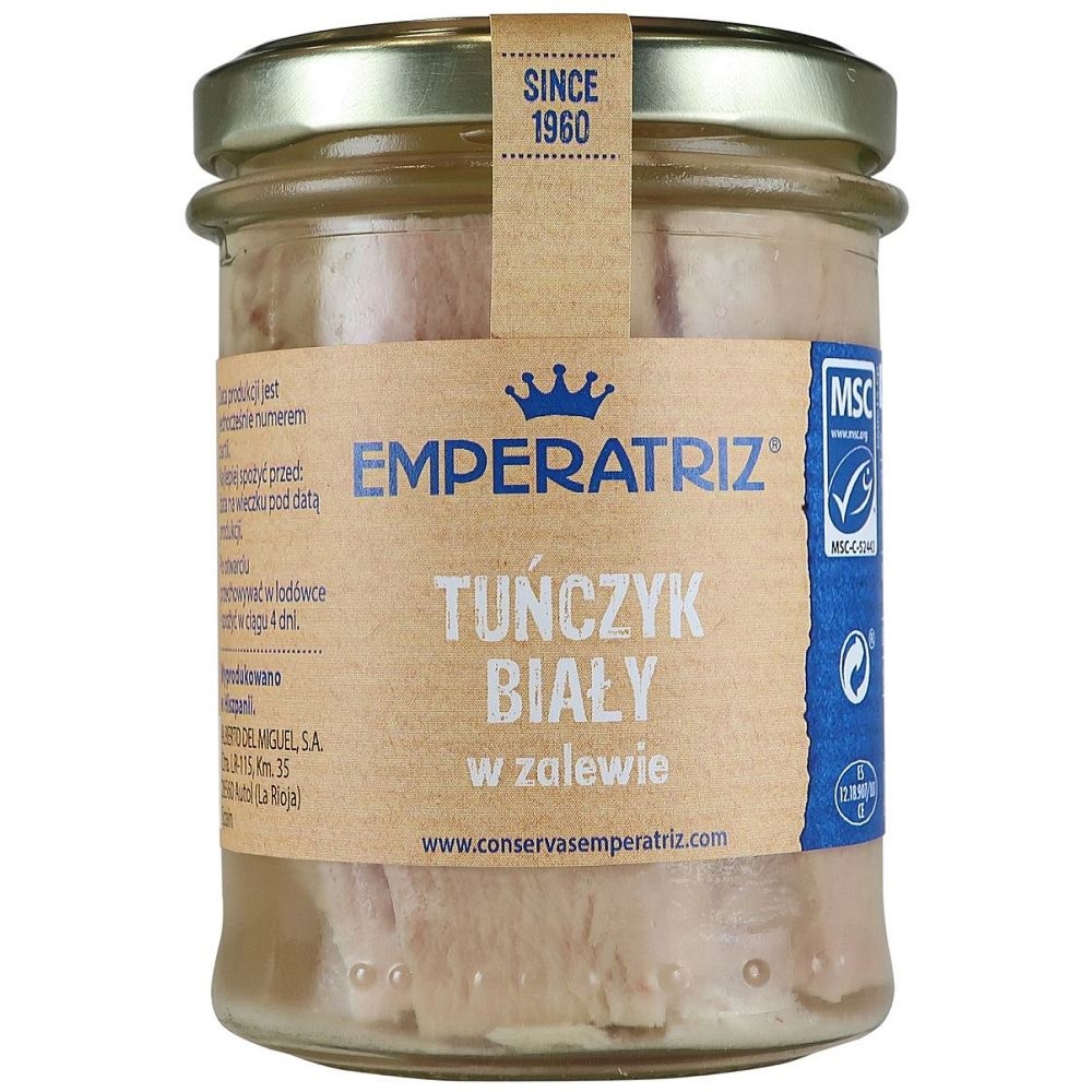 Tuńczyk Biały Filety w Zalewie 200 g (140 g) Słoik
