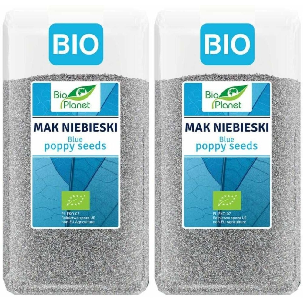 2 x Mak Niebieski Bio 400 g - Bio Planet