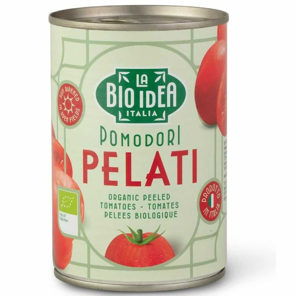 Pomidory Pelati Bez Skóry w Puszce Bio 400 g (240 g) - La Bio Idea
