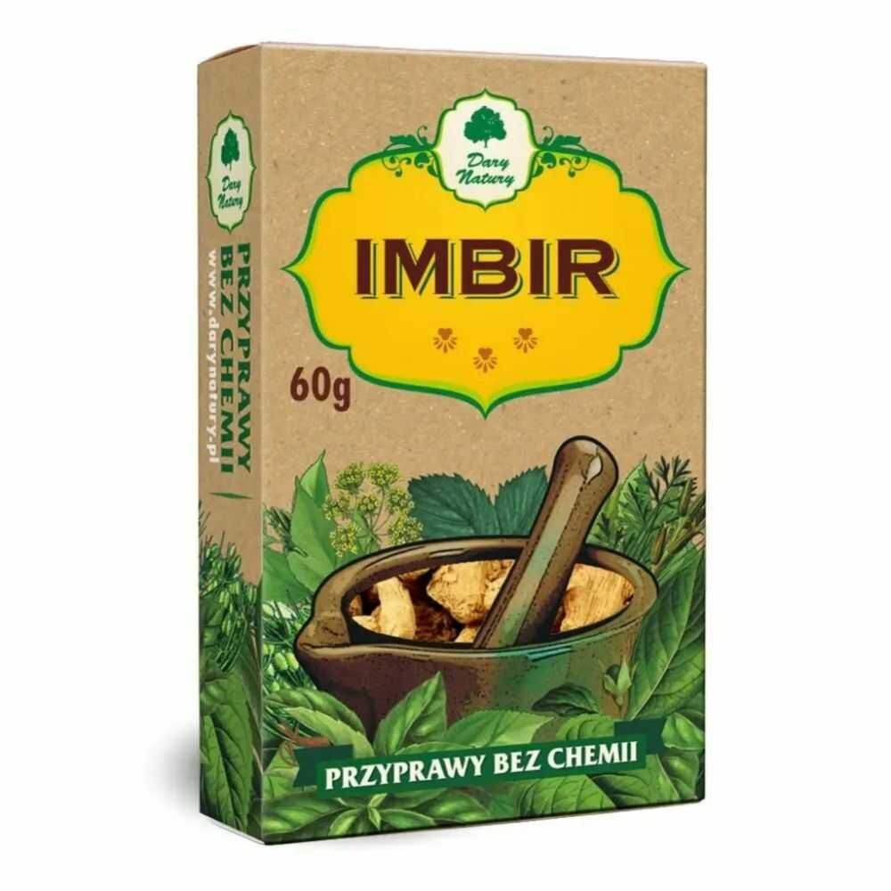 Imbir Mielony 60 g - Dary Natury