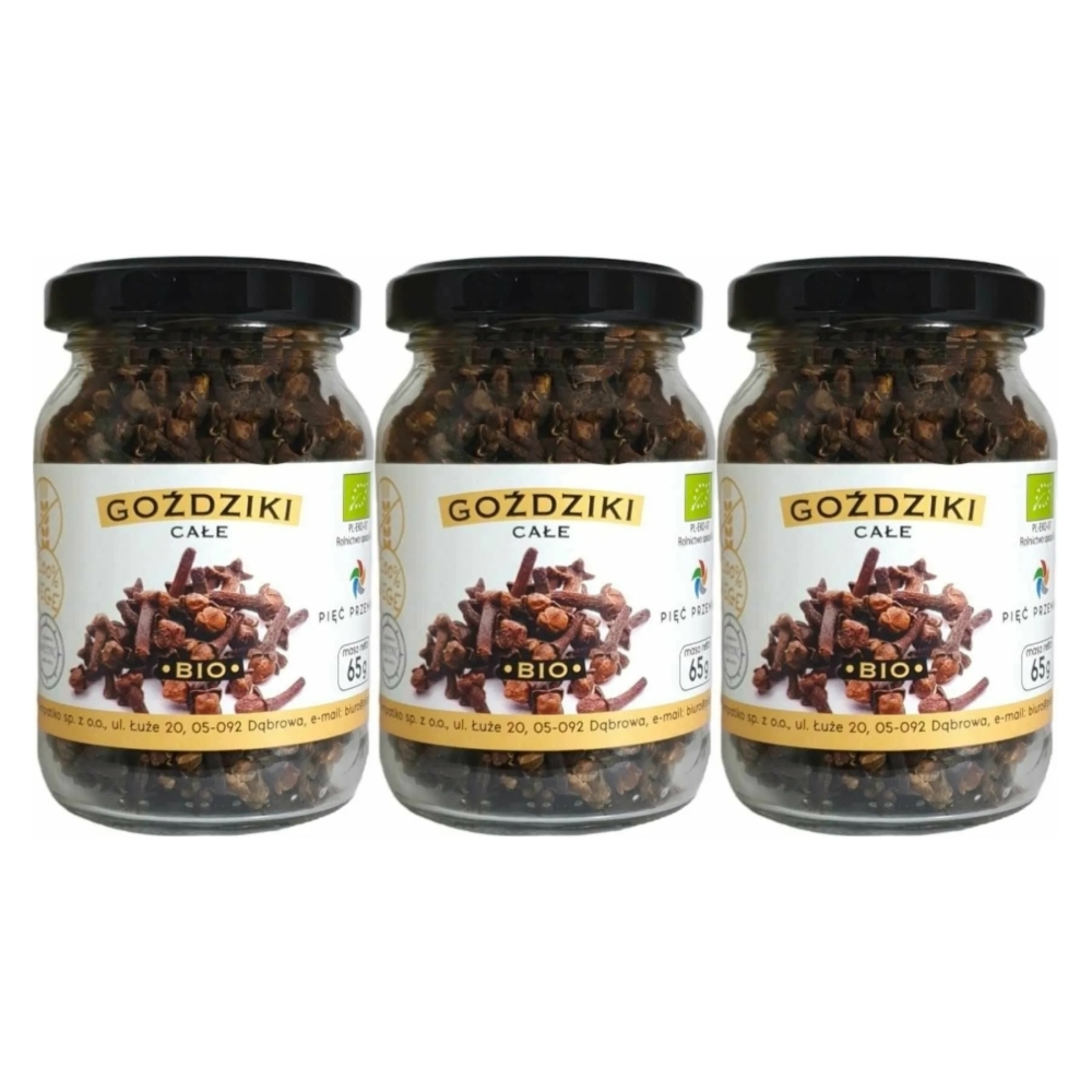 3 x Goździki Całe BIO 65 g - Pięć Przemian