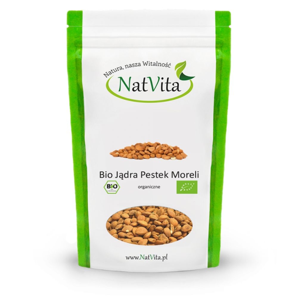 Jądra Pestek Moreli Gorzkie Bio 700 g - Natvita
