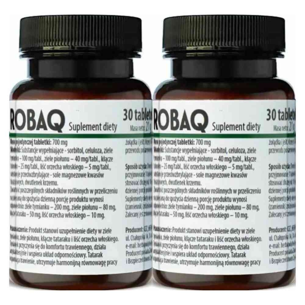 2 x RobaQ Tabletki 30 Sztuk - Herbapol Kraków