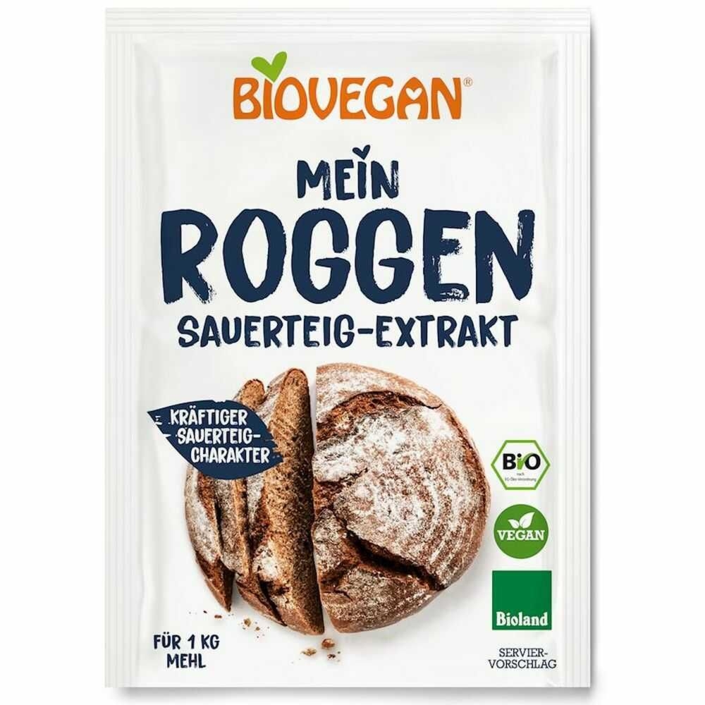 Zakwas Chlebowy Żytni w Proszku Bio 30 g - Biovegan