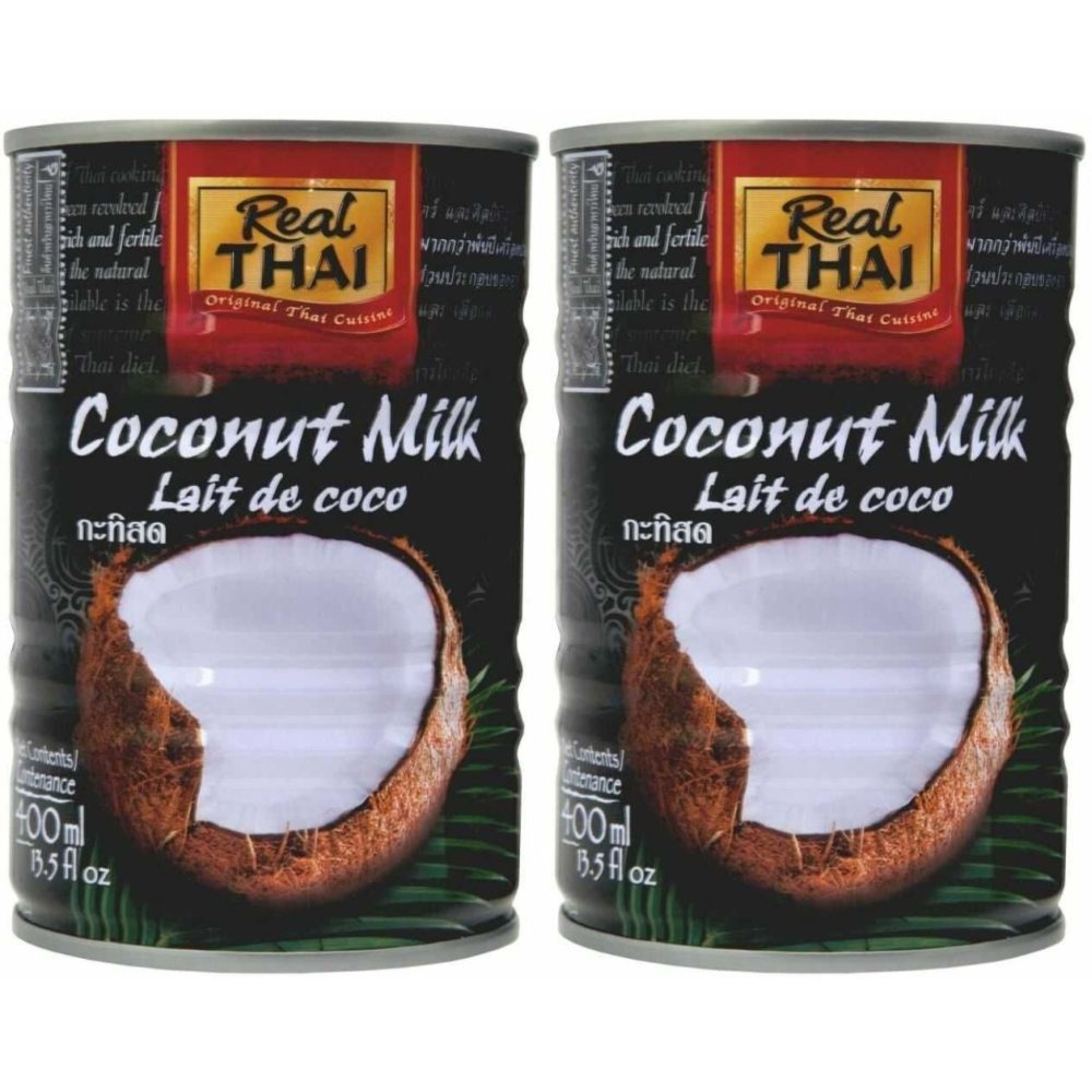 Mleczko Kokosowe 17-19% 400 ml Real Thai - Zestaw 2 x 400 ml