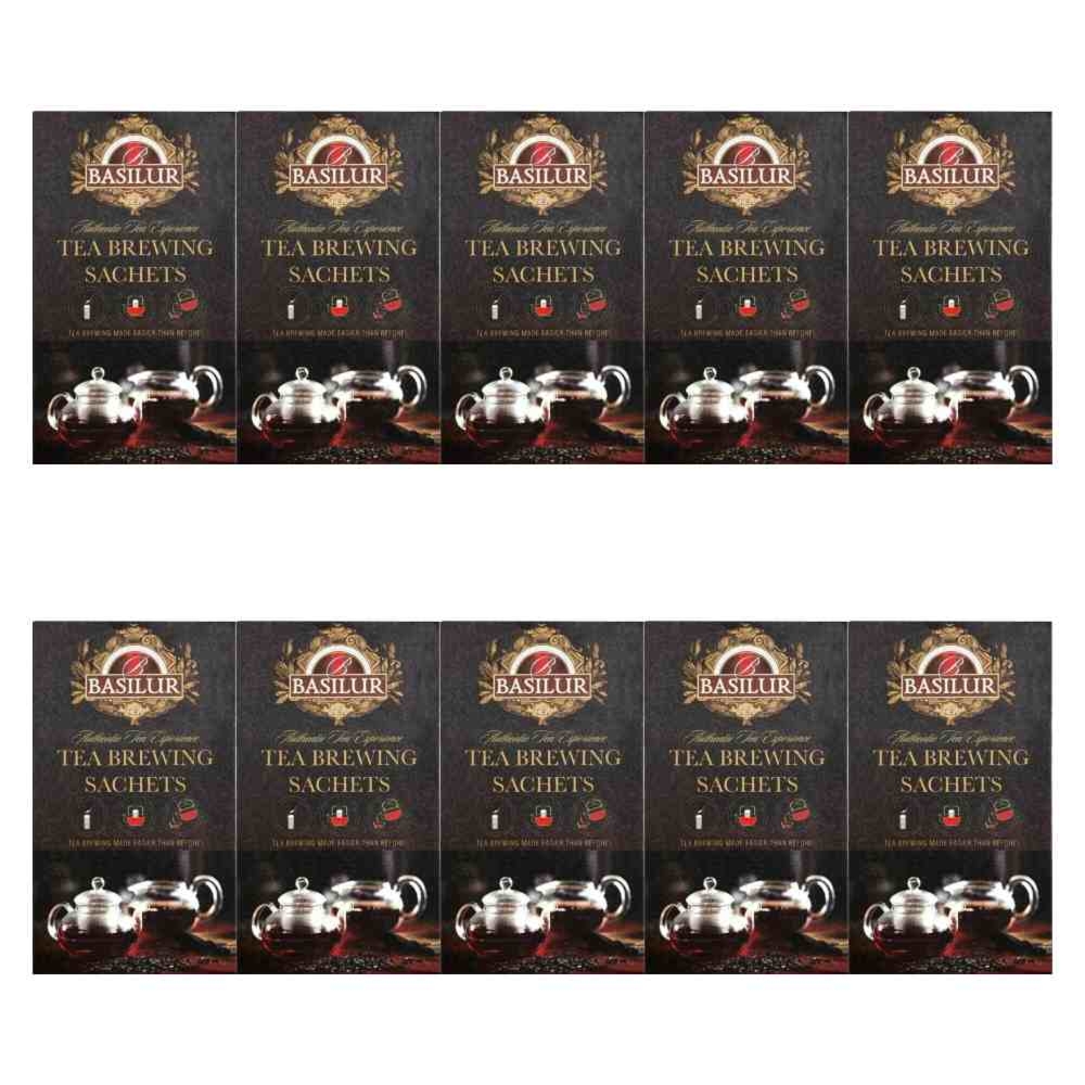 10 x Filtry Papierowe do Herbaty TEA BREWING SACHETS 10 Sztuk - BASILUR