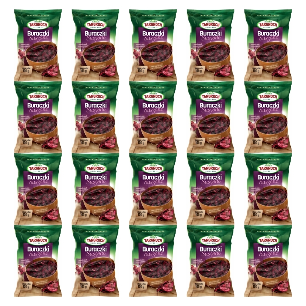 20 x Buraczki Suszone 100 g - Targroch