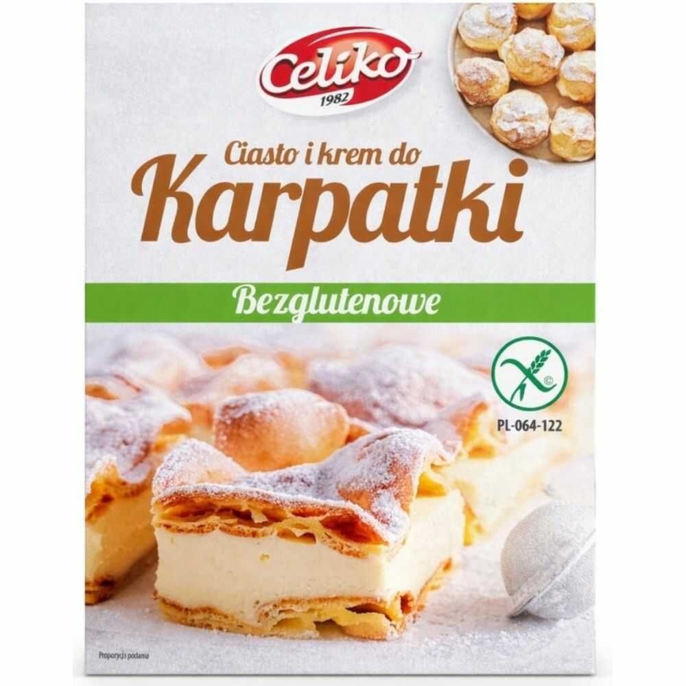 Mieszanka na Karpatkę Bezglutenową (Ciasto i Krem) 300 g - Celiko