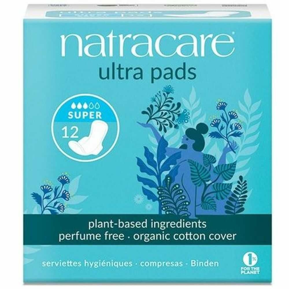 Podpaski ze Skrzydełkami Super 12 Sztuk - NatraCare