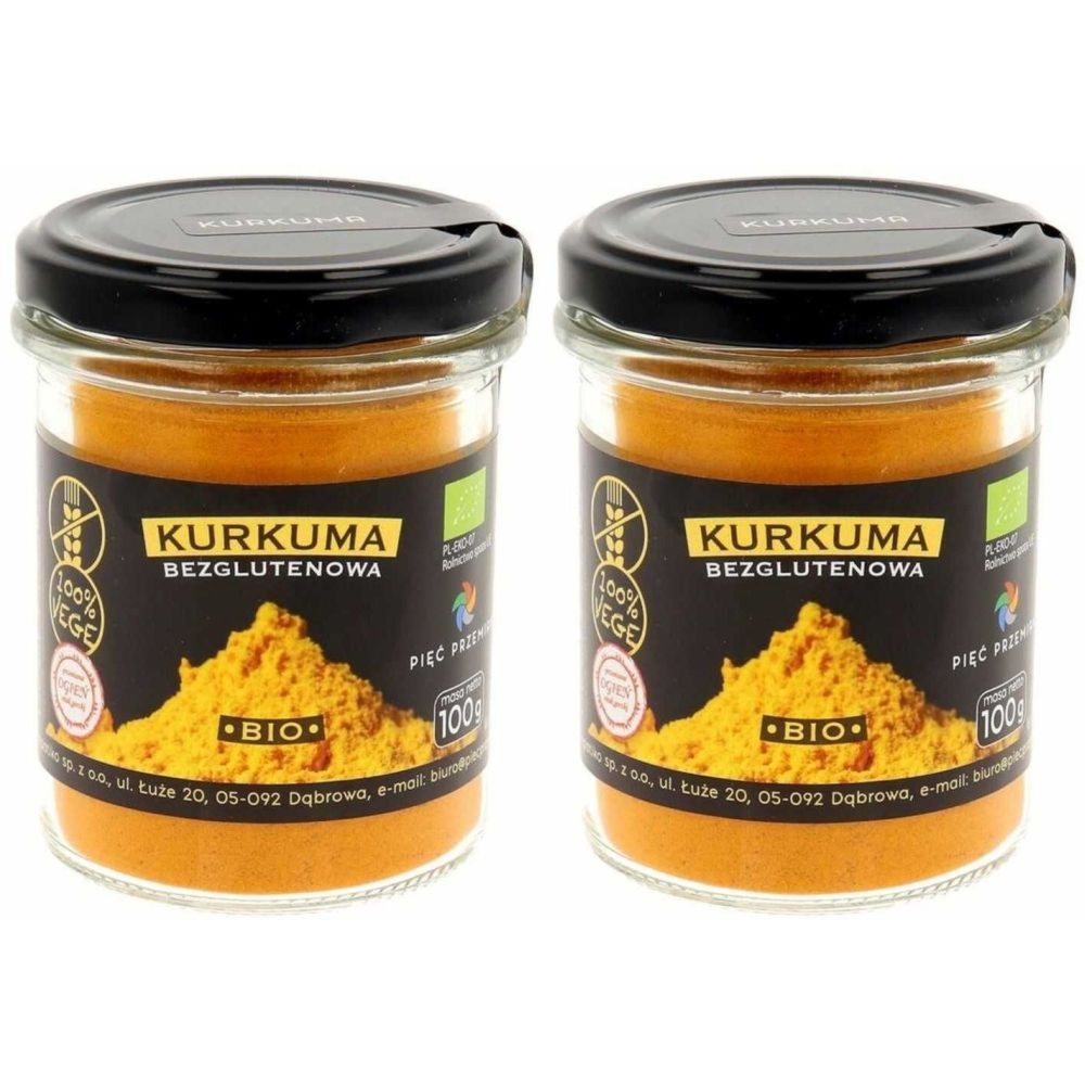 2 x  Kurkuma Bezglutenowa BIO 100 g - Pięć Przemian