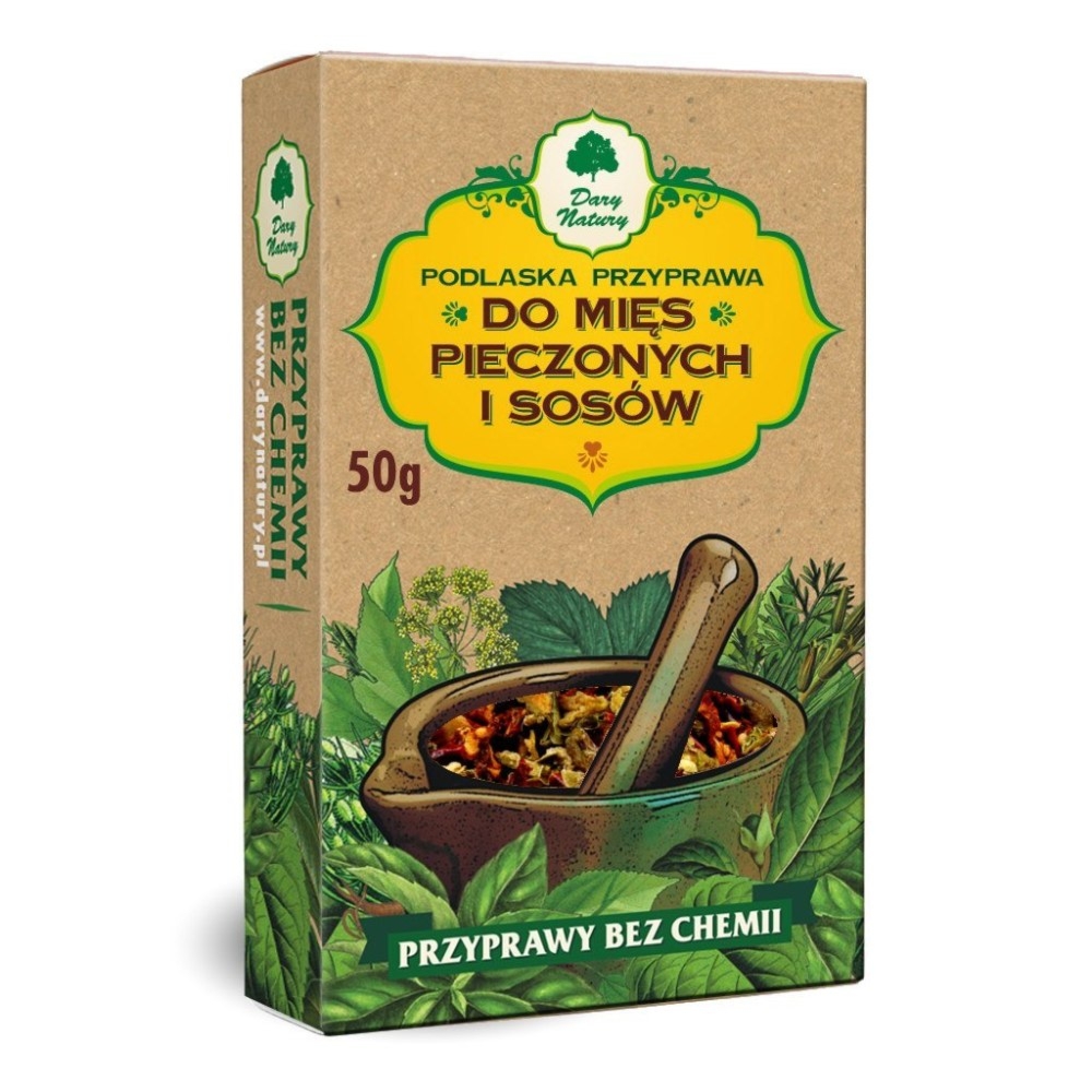 Podlaska Przyprawa do Mięs Pieczonych i Sosów 50 g - Dary Natury