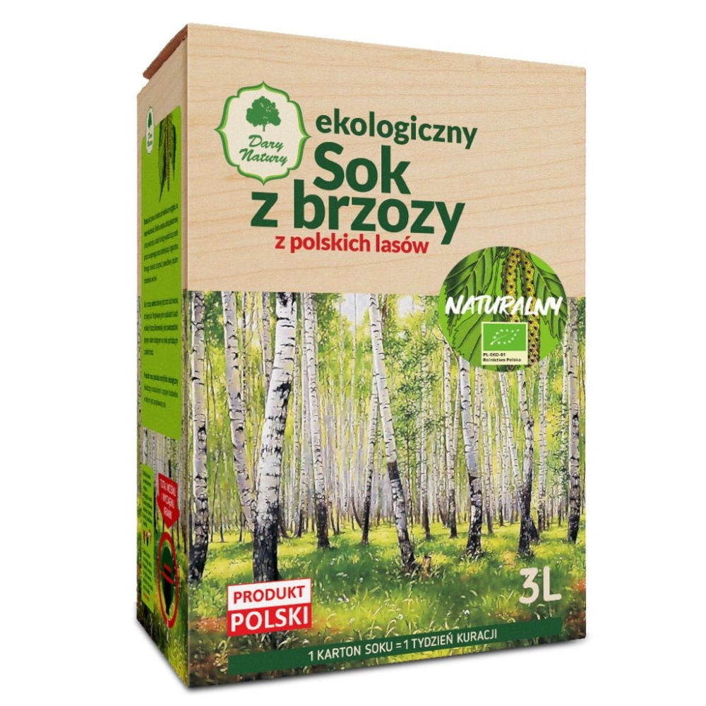 Sok z Brzozy Eko 3 l - Dary Natury