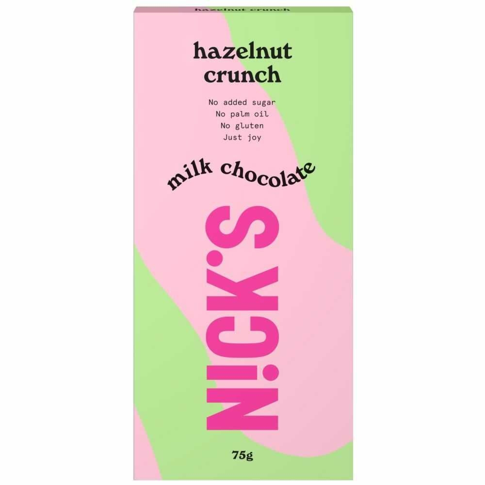 Czekolada Mleczna z Orzechami Laskowymi Hazelnut Crunch 75 g - Nicks