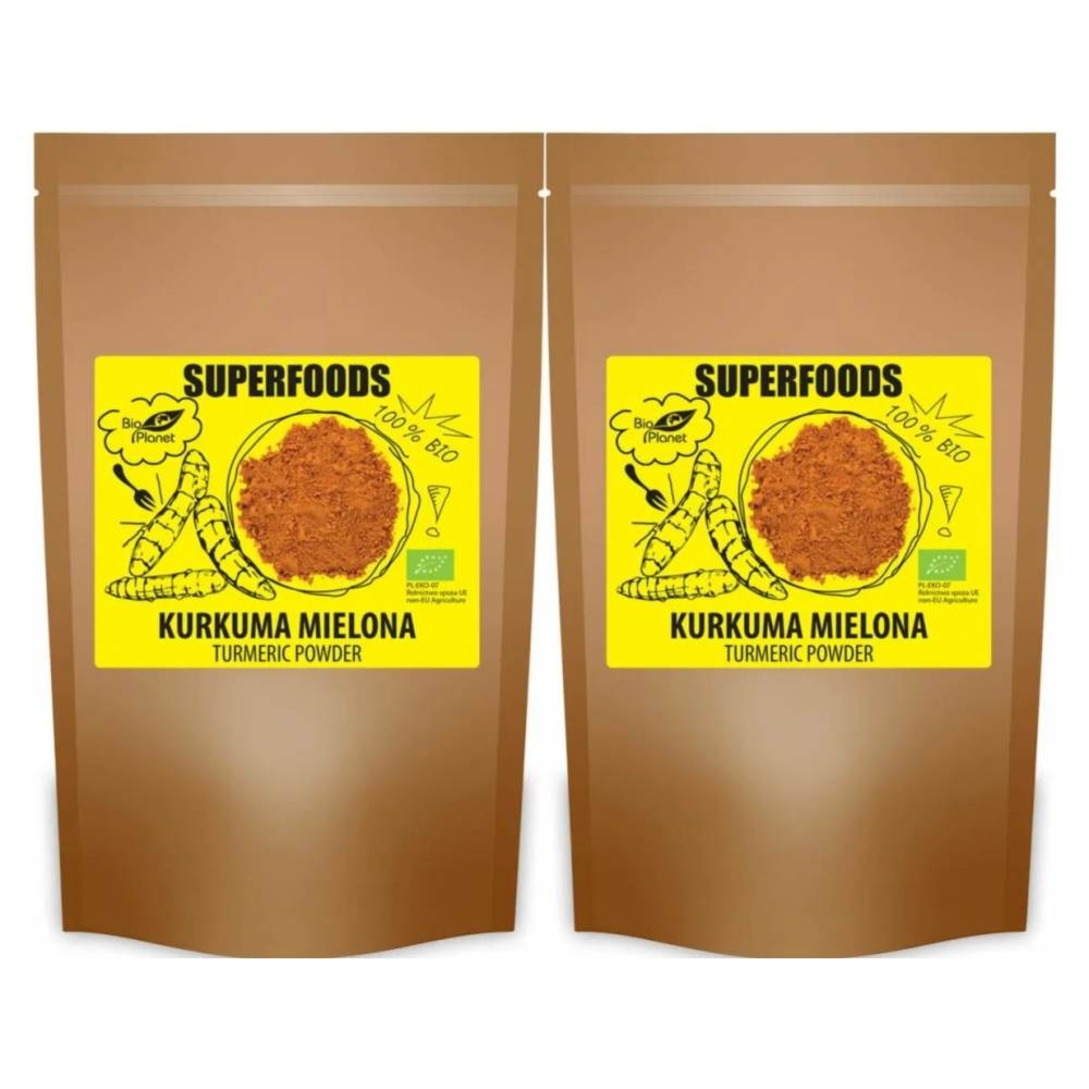 2 x Kurkuma Mielona Bio 200 g - Bio Planet