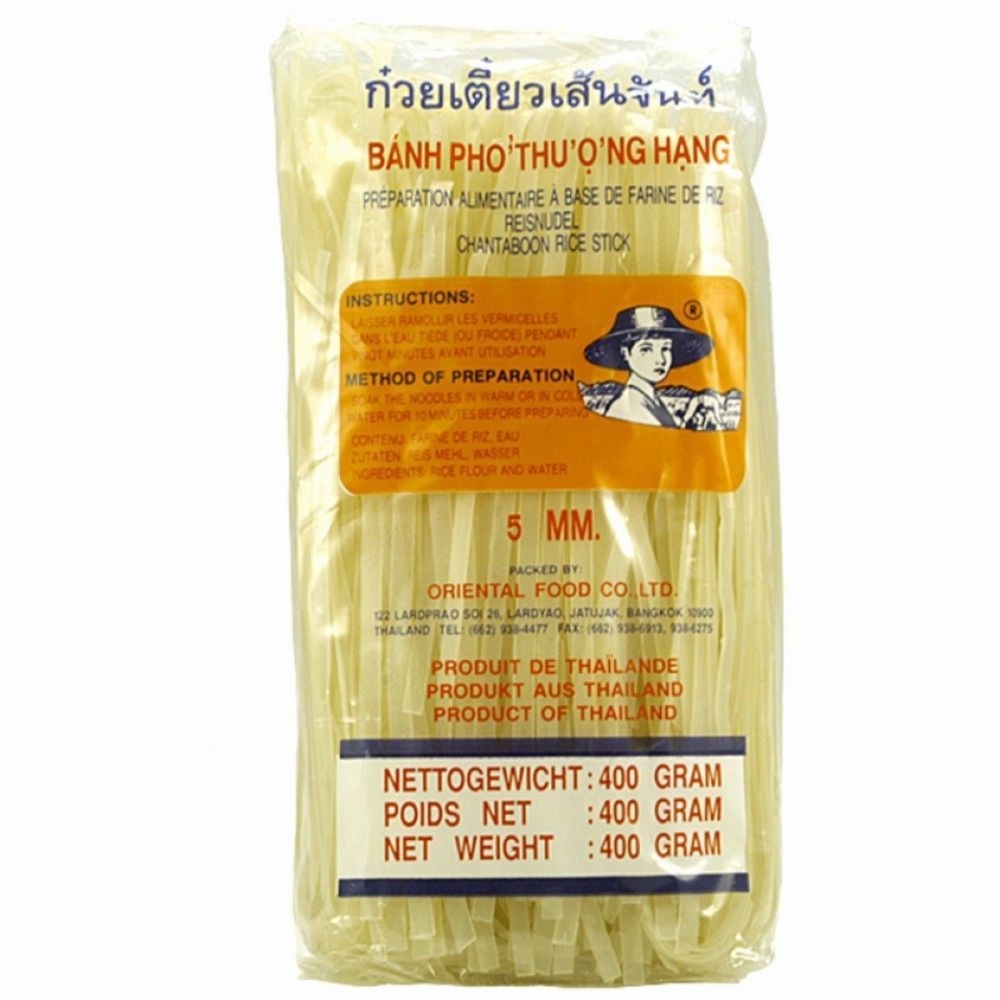 Makaron Ryżowy 5 mm 400 g - Oriental Food