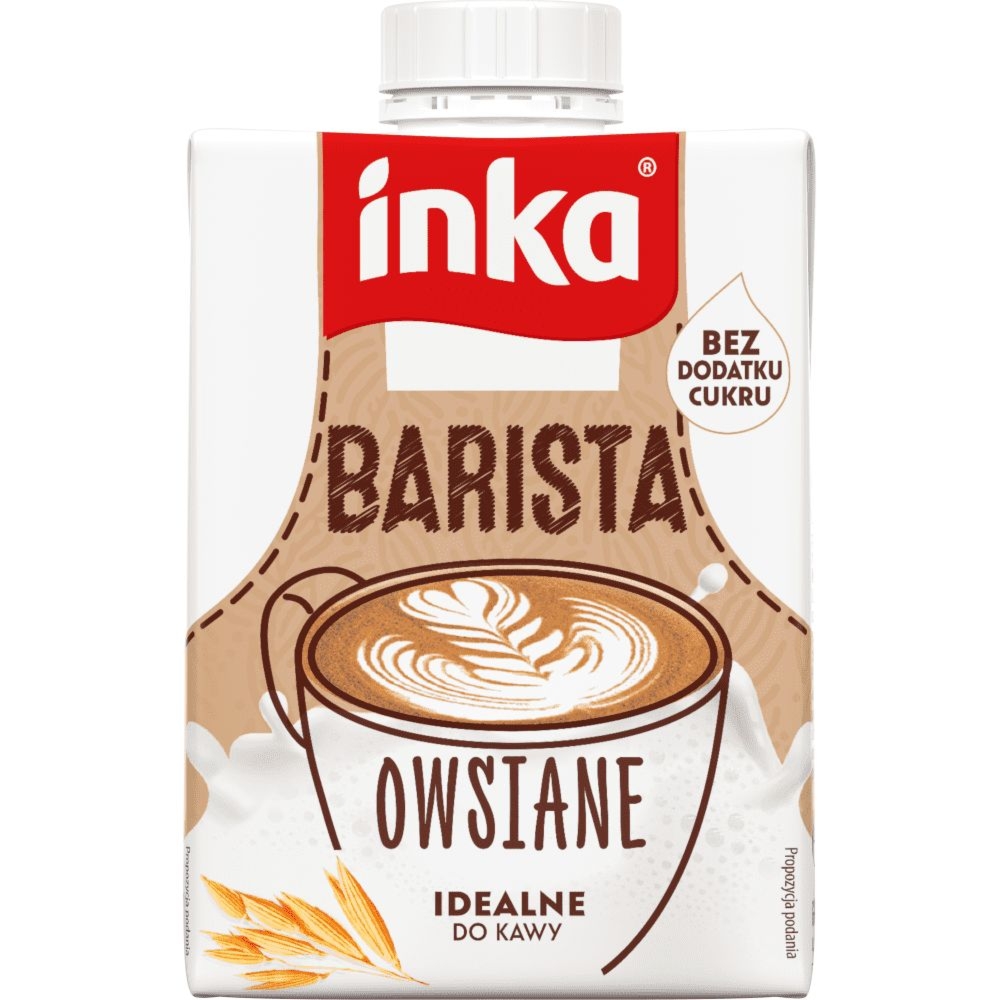 Napój Owsiany Barista Bez Dodatku Cukru 500 ml - Inka