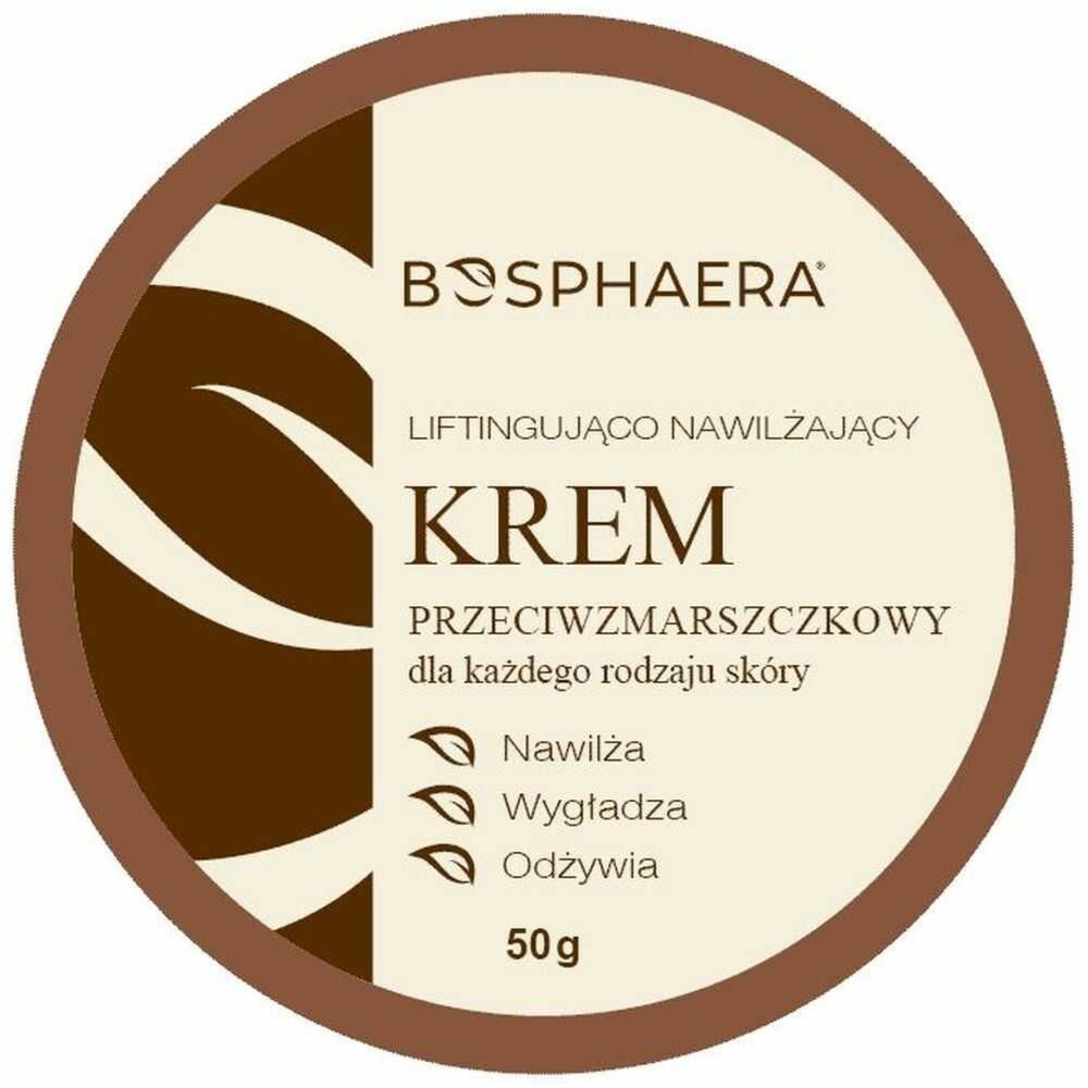 Liftingująco Nawilżający Krem do Twarzy Przeciwzmarszczkowy 50 g - Bosphaera