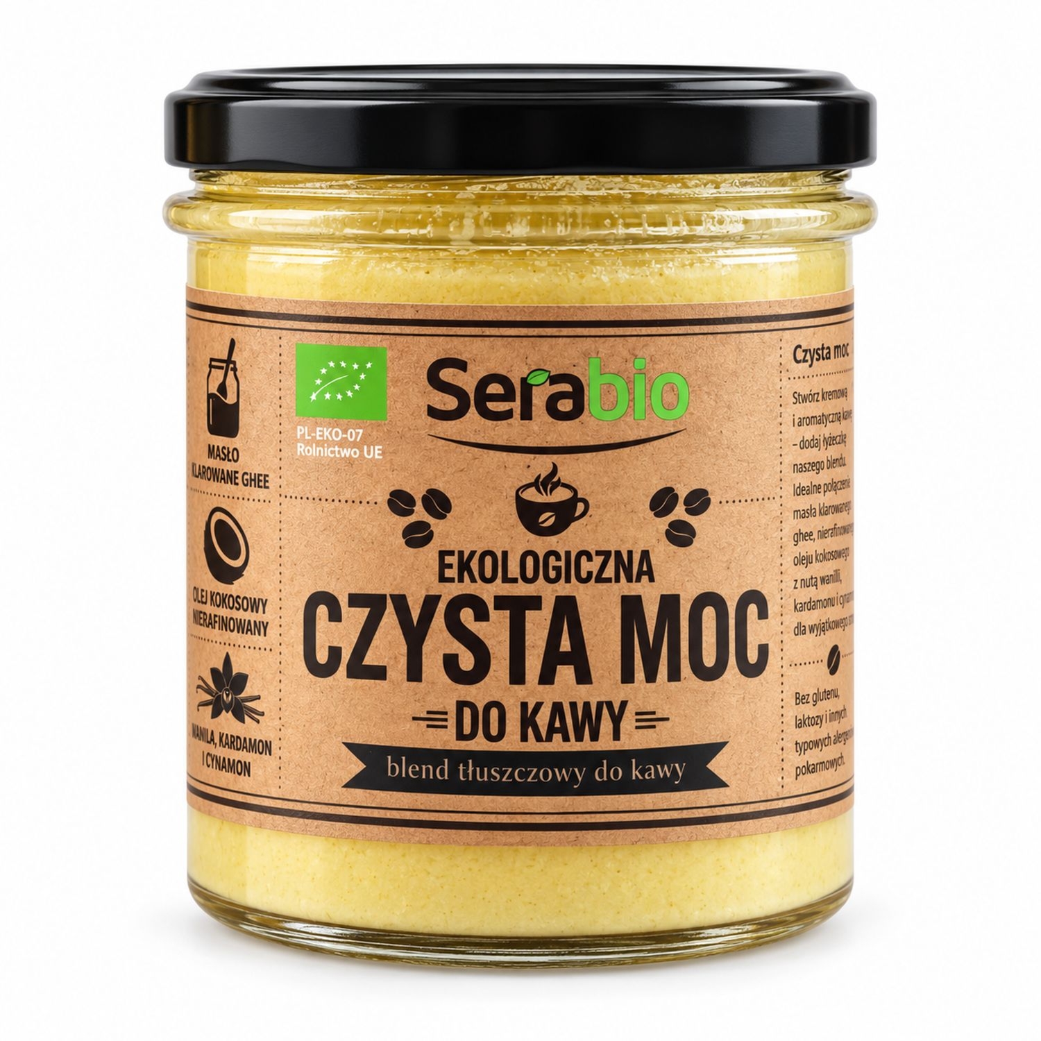 Dodatek do Kawy Czysta Moc Keto BIO 250 g - Serabio