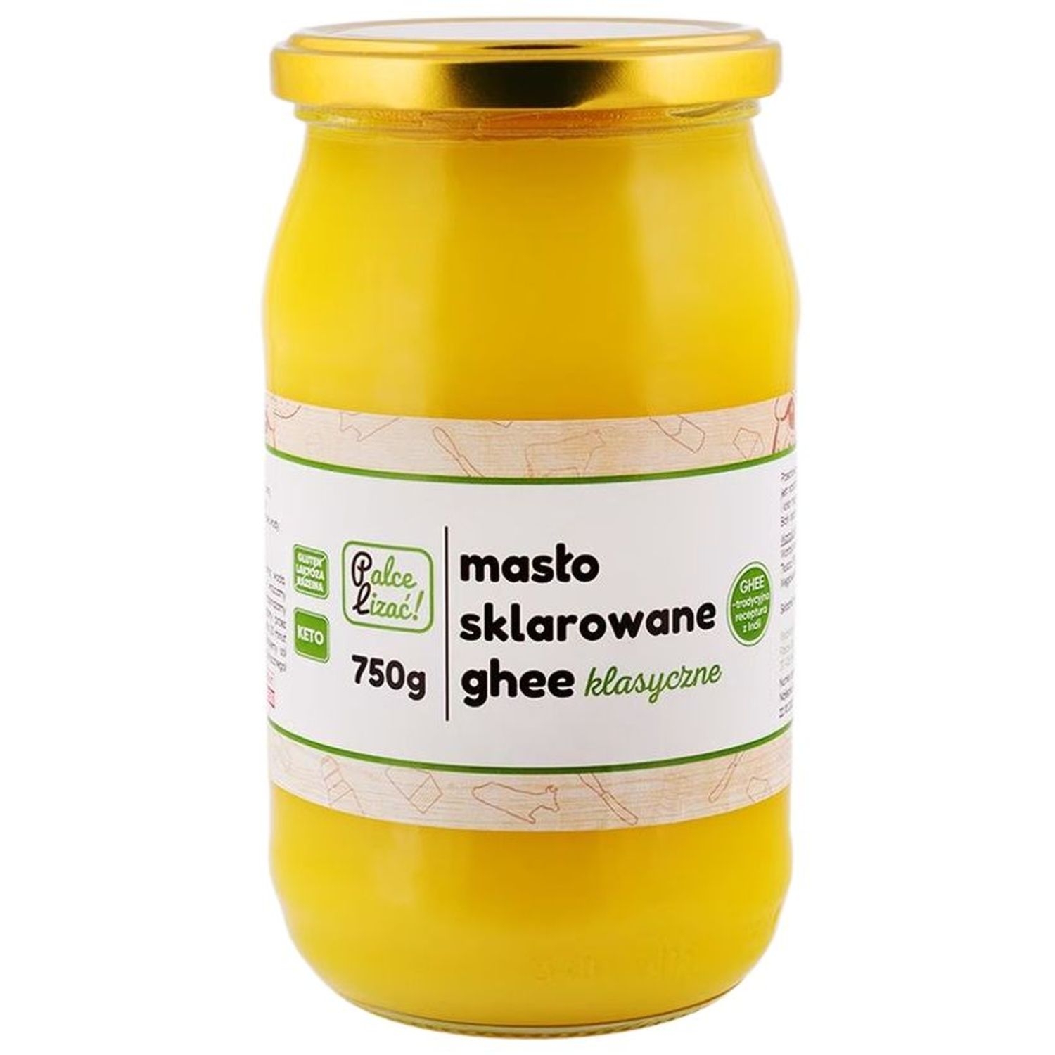 Masło Sklarowane Ghee 750 g - Palce Lizać