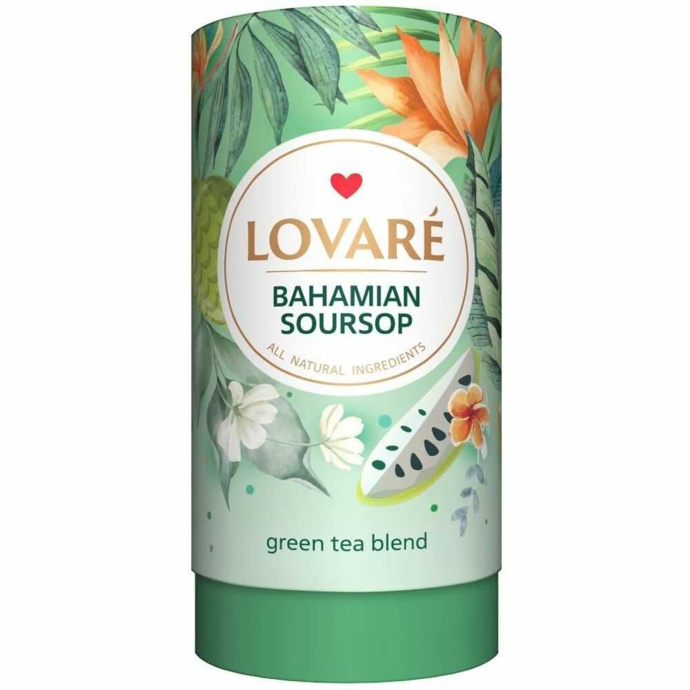 Herbata Zielona z Dodatkami Bahamian Soursop 80 g - Lovare