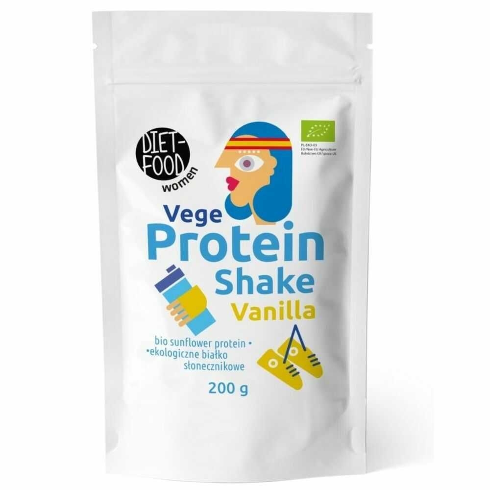 Białko Vege Shake Waniliowy Bio 200 g - Diet-Food
