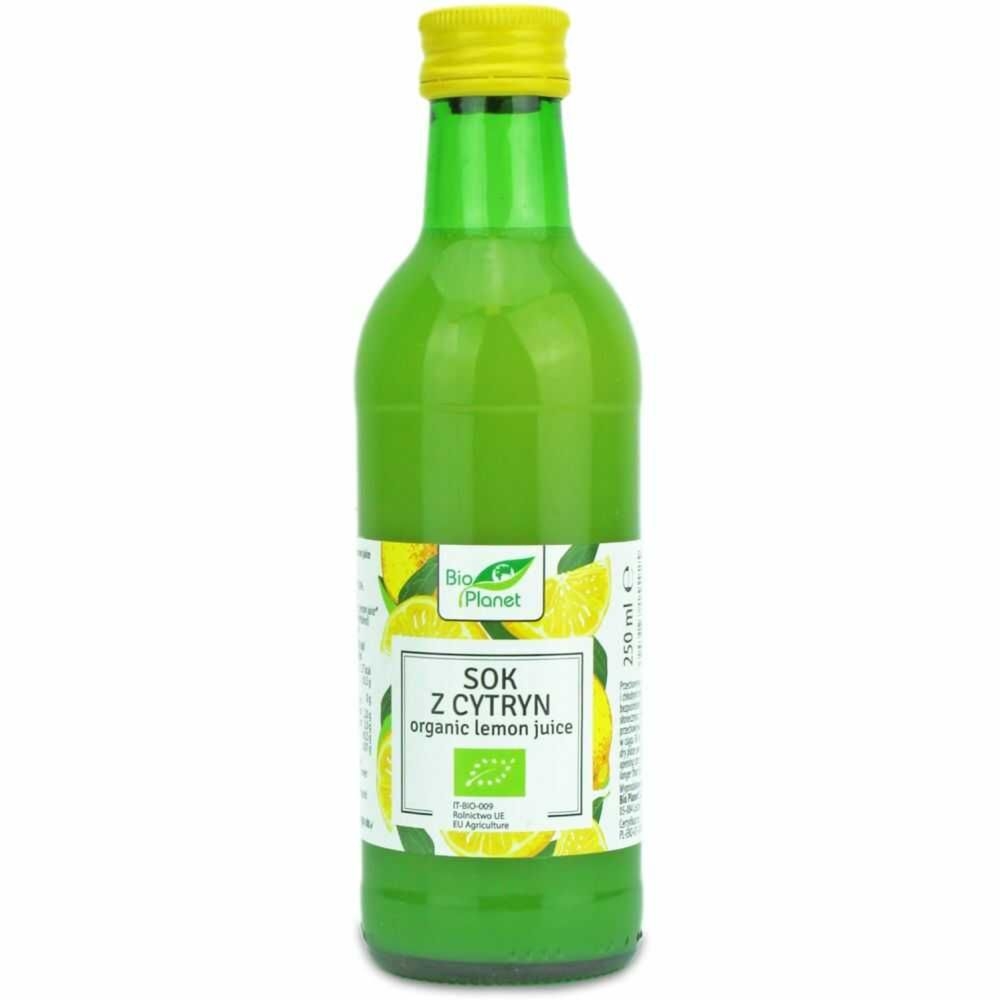 Sok z Cytryn NFC Bio 250 ml - Bio Planet - Sok z Cytryny Eko