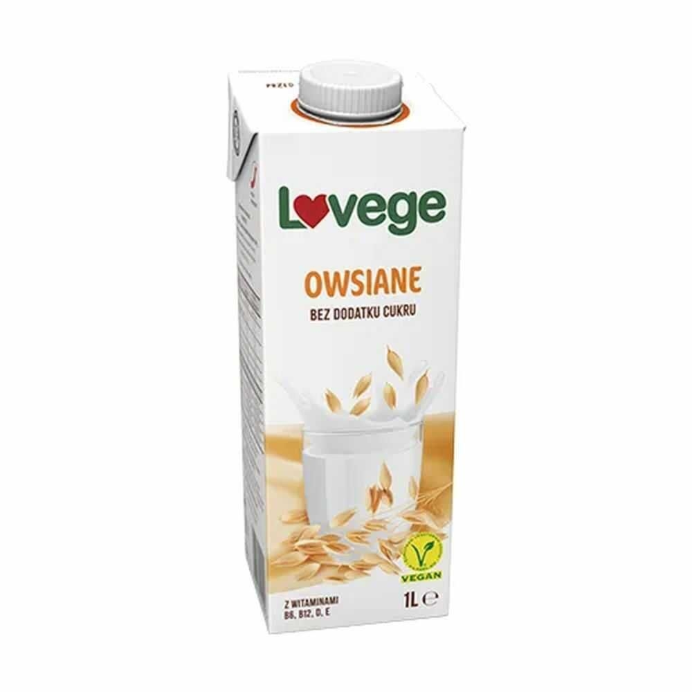 Lovege Napój Owsiany Bez Dodatku Cukru 1 l - Sante