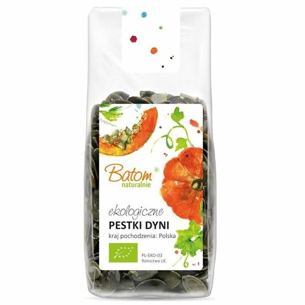Pestki Dyni Ciemnozielone Bio 125 g - BATOM